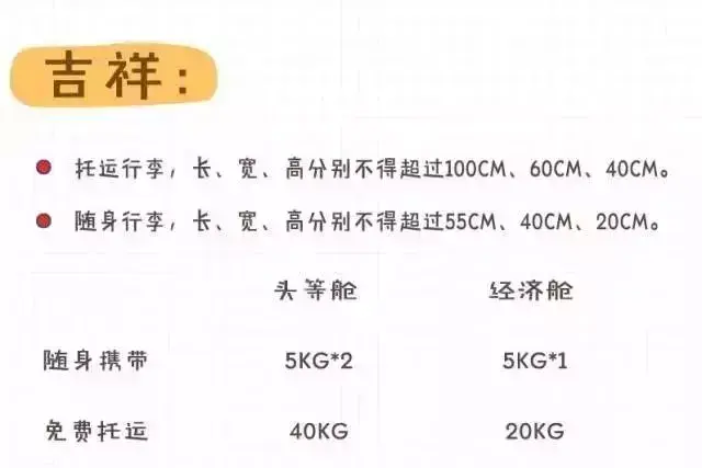 坐飞机的注意！各航空公司随身携带行李、托运行李规定汇总，速存！