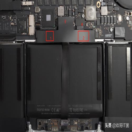 图文 记一次更换MacbookPro2015 15 电池，硅脂经验