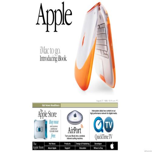 Macbook的前身，乔布斯的苹果iBook，这设计绝了