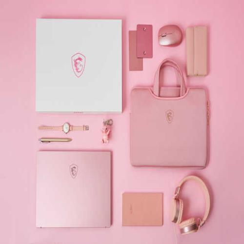 粉色才是王道 微星Prestige 14粉色笔记本